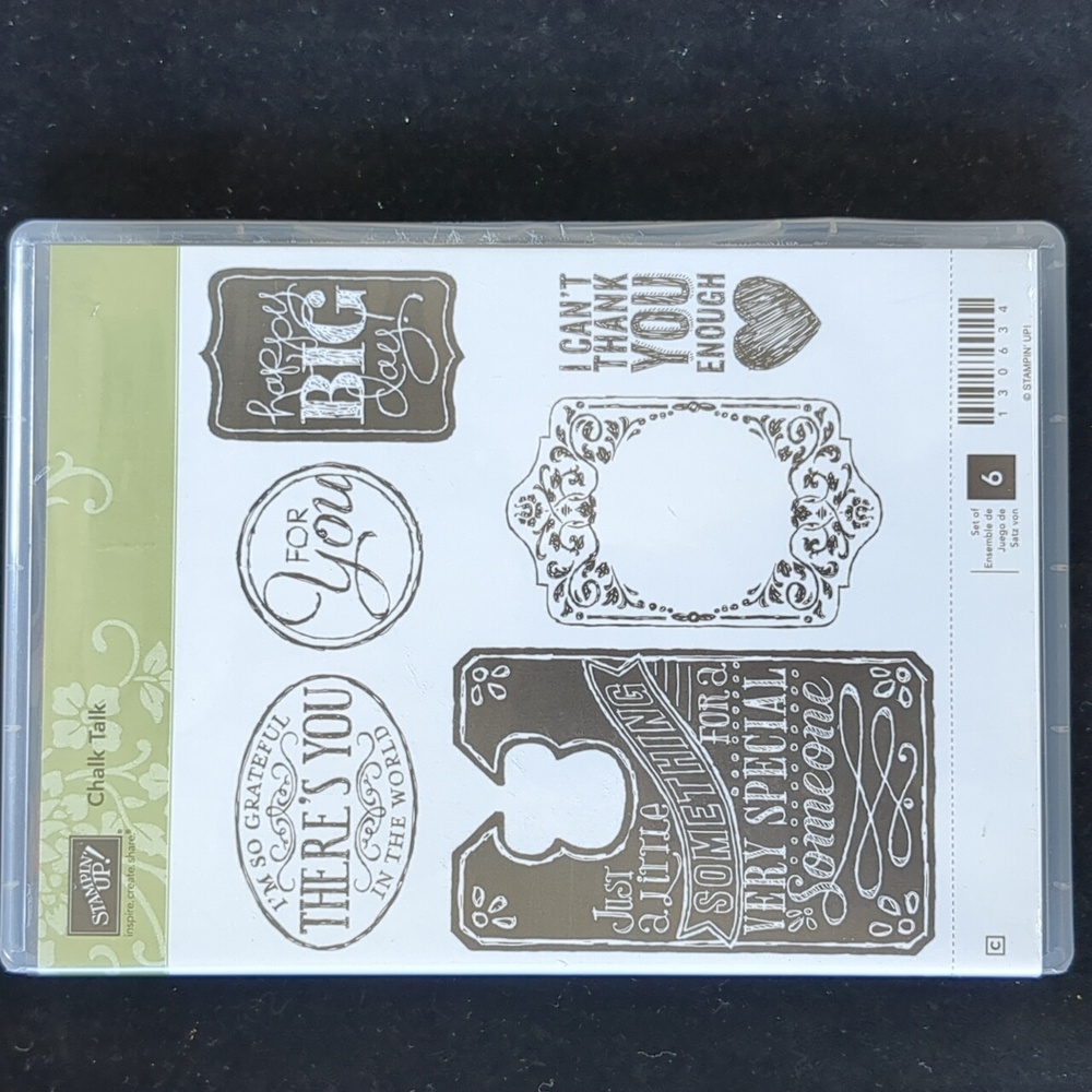 Chalk Talk Stampin Up stamp set